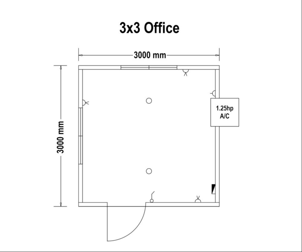 3x3 office